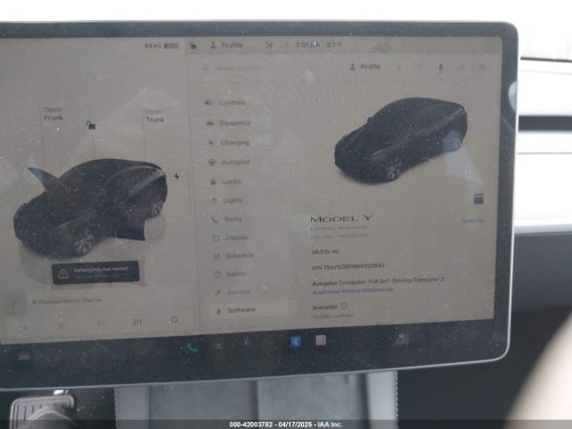 2022 TESLA MODEL Y 7SAYGDEE9NA022842 Photo 6