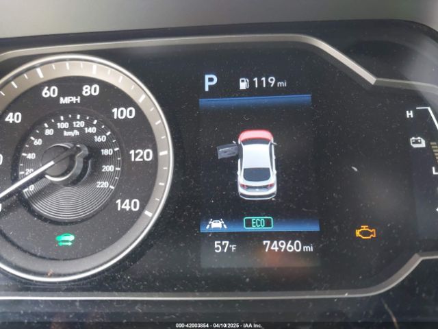 KMHC65LC2LU242490 Hyundai Ioniq Hybrid Blue