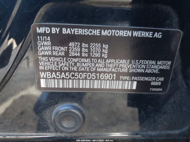 WBA5A5C50FD516901 BMW 528I