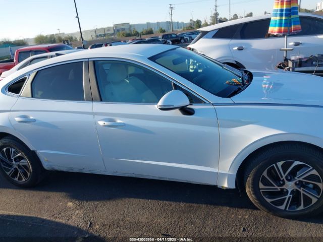 KMHL24JJ5MA035473 Hyundai Sonata Blue