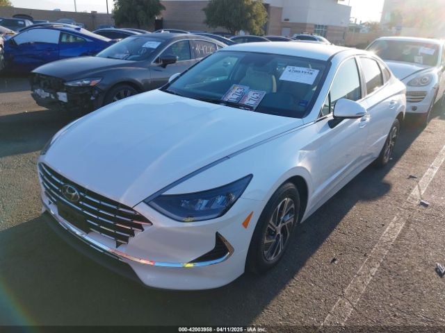 KMHL24JJ5MA035473 Hyundai Sonata Blue