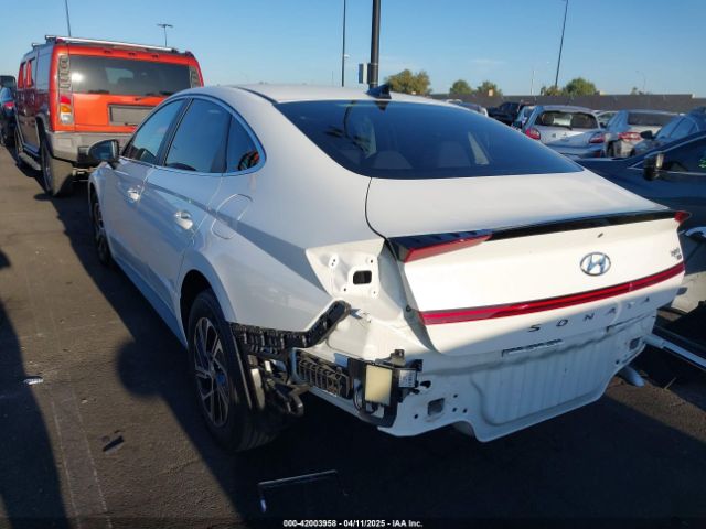 KMHL24JJ5MA035473 Hyundai Sonata Blue