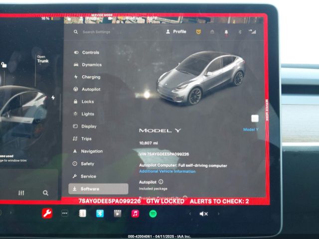 2023 TESLA MODEL Y 7SAYGDEE5PA099226 Photo 6