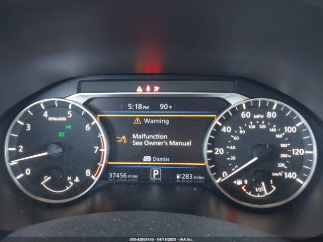 1N4BL4DV6KC183408 Nissan Altima 2.5 Sv