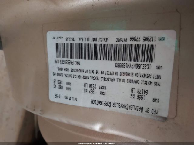 2000 CHRYSLER CIRRUS 1C3EJ56H7YN169383 Photo 8