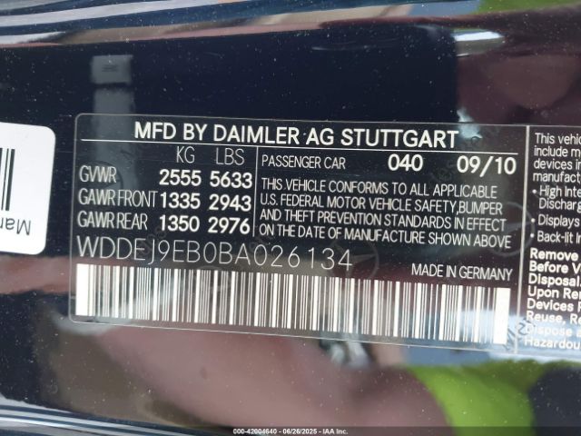 2011 MERCEDES-BENZ CL 550 WDDEJ9EB0BA026134 Photo 8