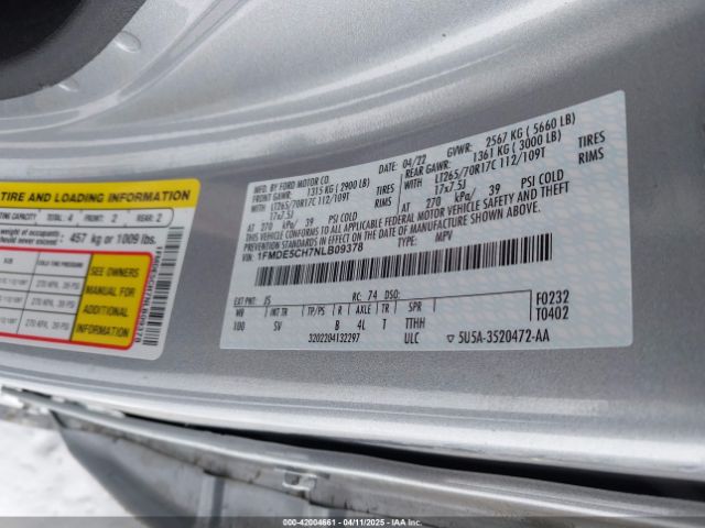 1FMDE5CH7NLB09378 Ford Bronco Black Diamond