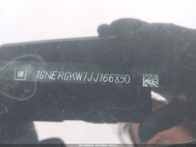 1GNERGKW7JJ166850 Chevrolet Traverse 1lt