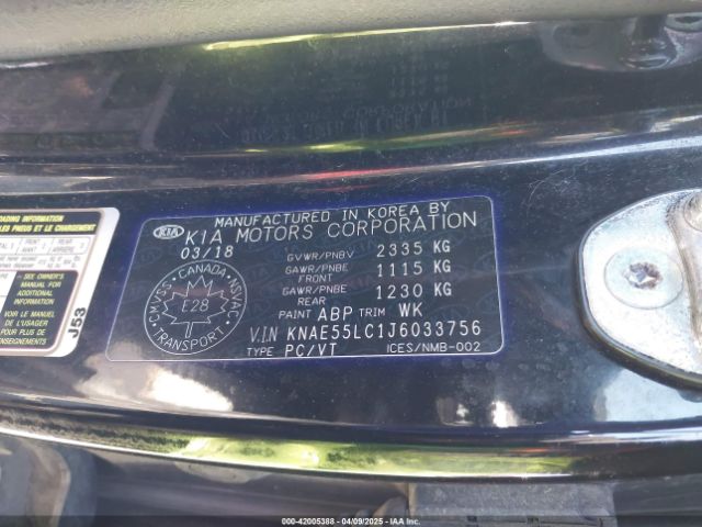 KNAE55LC1J6033756 KIA Stinger Gt2