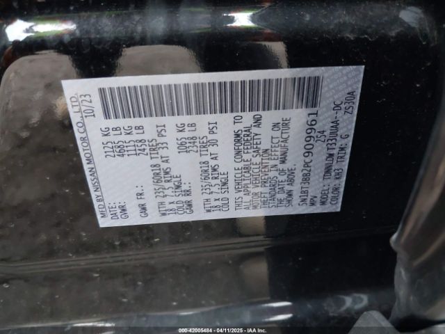 2023 NISSAN ROGUE 5N1BT3BB2PC909961 Photo 8