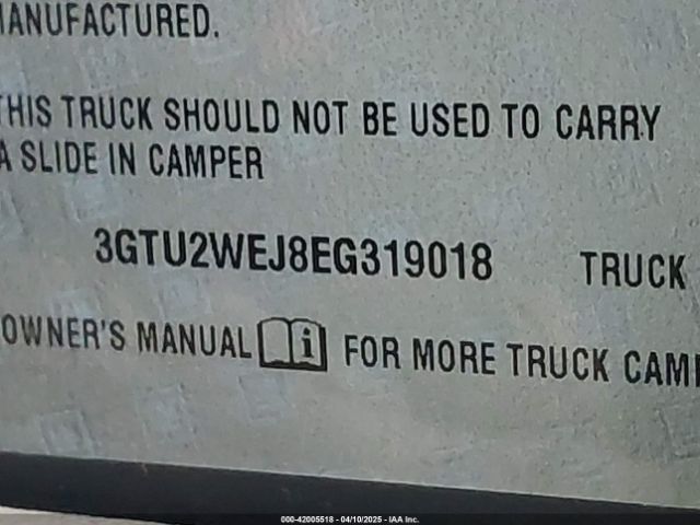 3GTU2WEJ8EG319018 GMC Sierra 1500 Denali