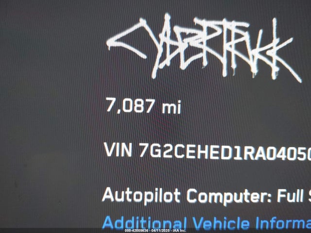 2024 TESLA CYBERTRUCK 7G2CEHED1RA040508 Photo 6