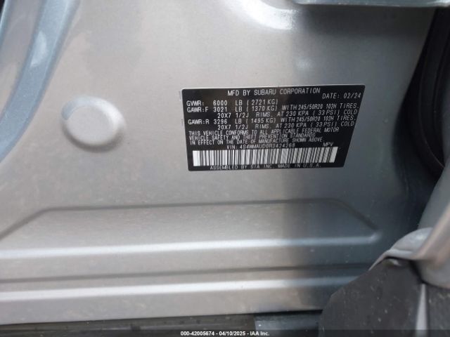 4S4WMAUD0R3424268 Subaru Ascent Limited 7-passenger