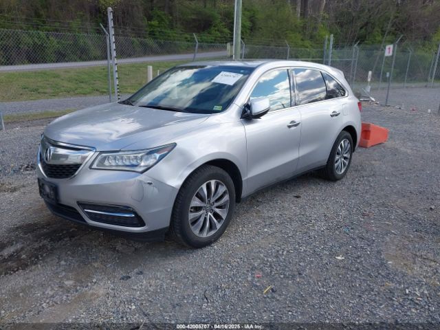 2015 ACURA MDX 5FRYD4H41FB019638 Photo 1