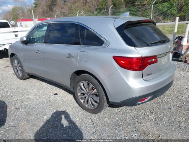 2015 ACURA MDX 5FRYD4H41FB019638 Photo 2