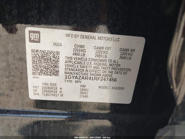 2024 CADILLAC XT4 1GYAZAR41RF247456 Photo 8