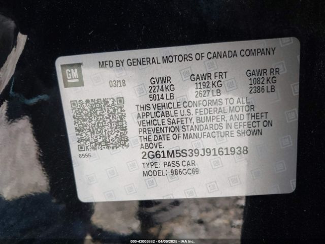 2G61M5S39J9161938 Cadillac XTS LUXURY