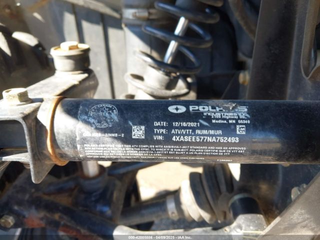 2022 POLARIS SPORTSMAN 4XASEE577NA752493 Photo 9