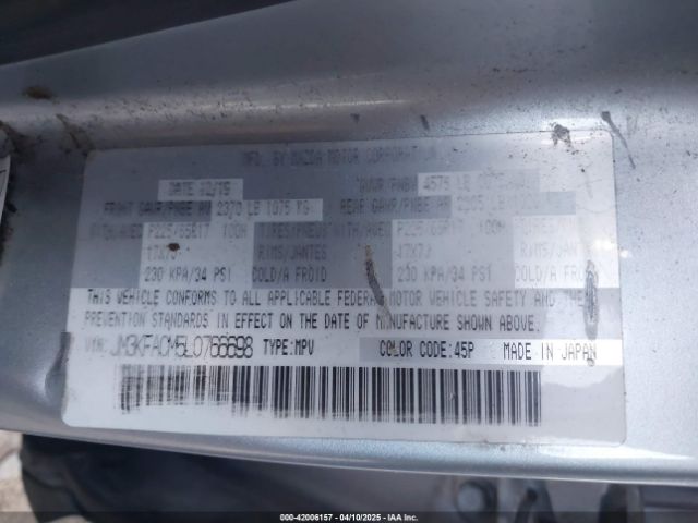 JM3KFACM5L0766698 Mazda Cx-5 Touring