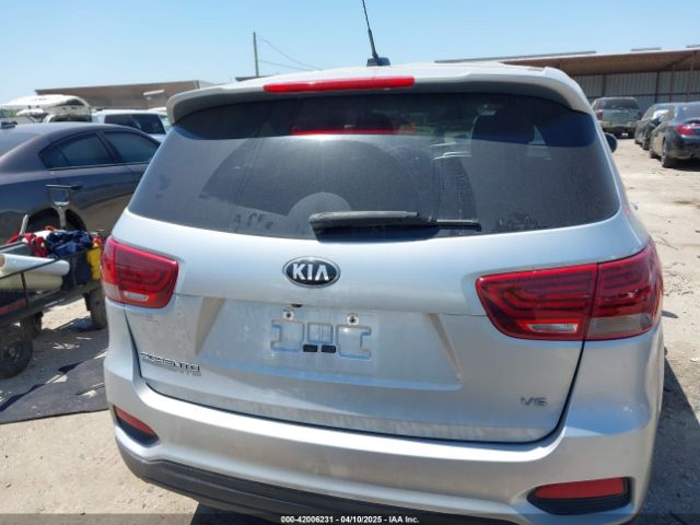5XYPG4A58LG669899 KIA Sorento 3.3l Lx