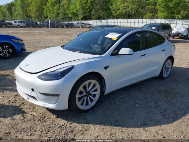 2022 TESLA MODEL 3 5YJ3E1EAXNF346944 Photo 1