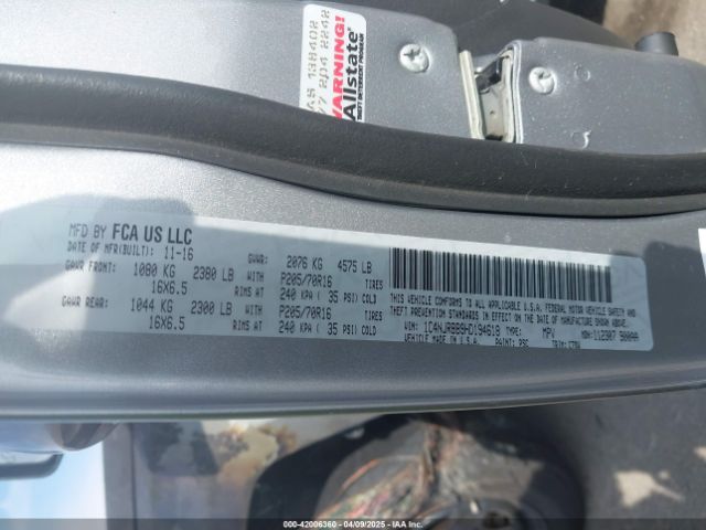 1C4NJRBB9HD194618 Jeep Patriot Sport 4x4