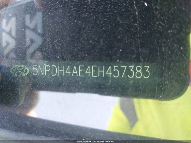 5NPDH4AE4EH457383 Hyundai Elantra Limited