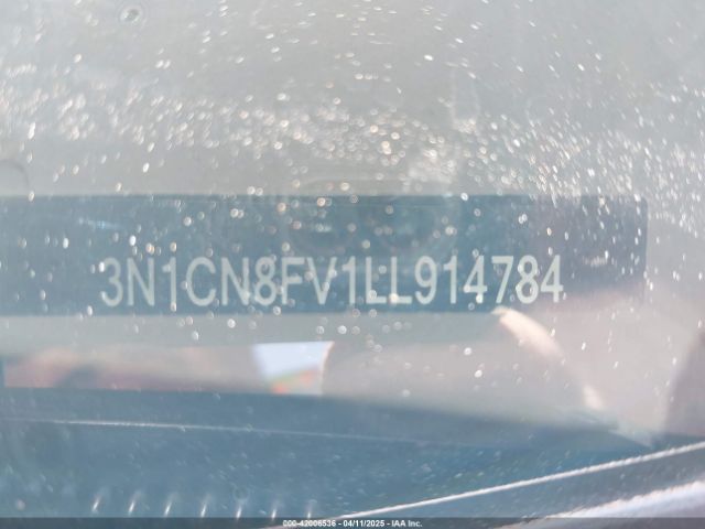 3N1CN8FV1LL914784 Nissan Versa Sr Xtronic Cvt