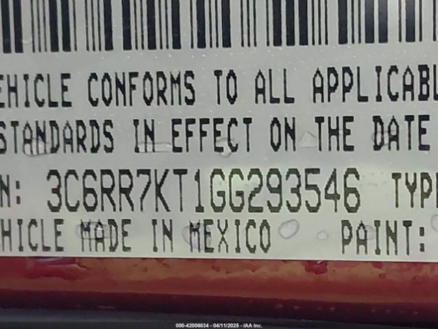 3C6RR7KT1GG293546 RAM 1500 Express