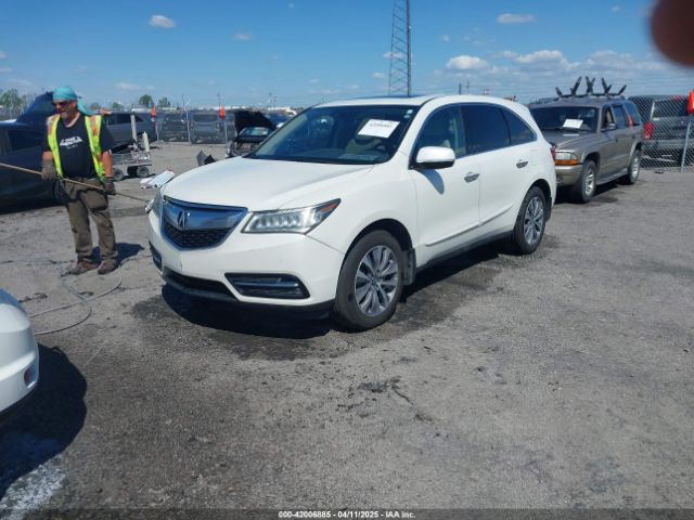 2015 ACURA MDX 5FRYD4H45FB021022 Photo 1