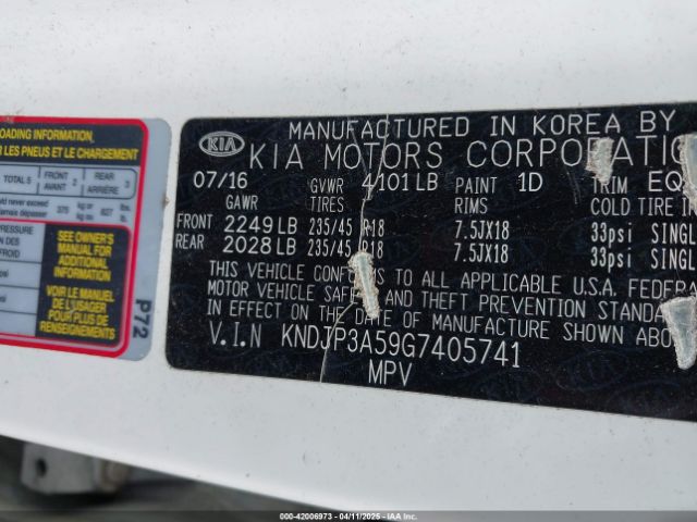 KNDJP3A59G7405741 KIA SOUL +