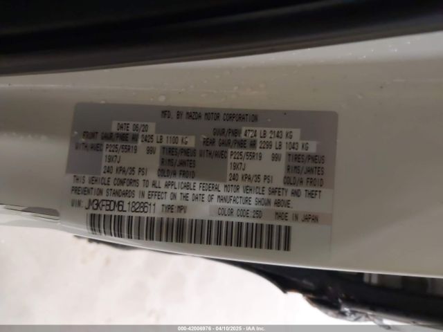 JM3KFBDM6L1828611 Mazda Cx-5 Grand Touring