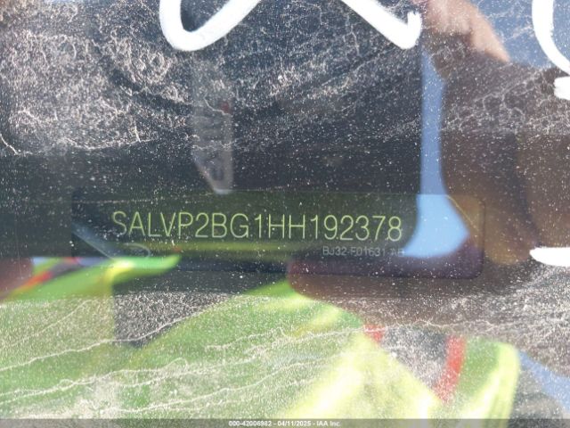 SALVP2BG1HH192378 Land Rover Range Rover Evoque Se/se Premium