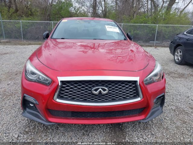 JN1FV7AR2KM800086 Infiniti Q50 Red Sport 400