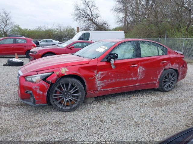 JN1FV7AR2KM800086 Infiniti Q50 Red Sport 400