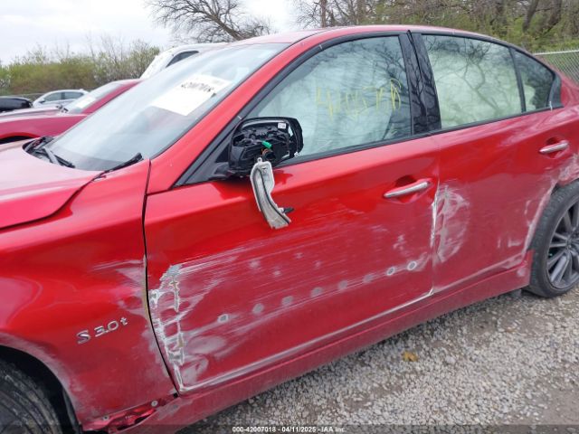 JN1FV7AR2KM800086 Infiniti Q50 Red Sport 400