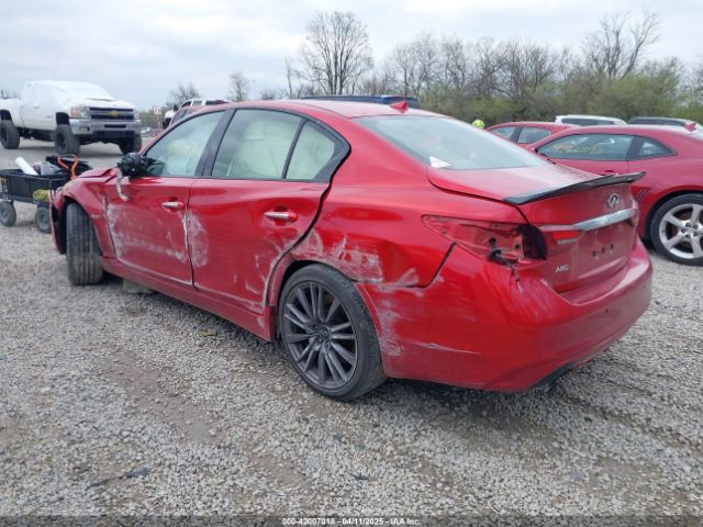 JN1FV7AR2KM800086 Infiniti Q50 Red Sport 400