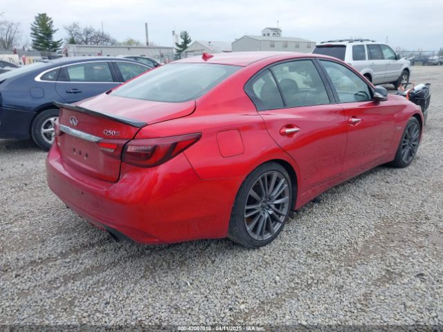 JN1FV7AR2KM800086 Infiniti Q50 Red Sport 400