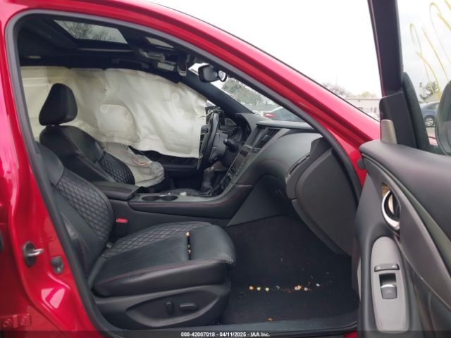JN1FV7AR2KM800086 Infiniti Q50 Red Sport 400