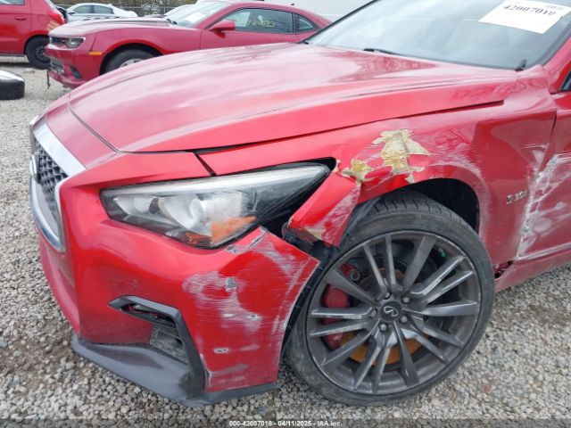 JN1FV7AR2KM800086 Infiniti Q50 Red Sport 400