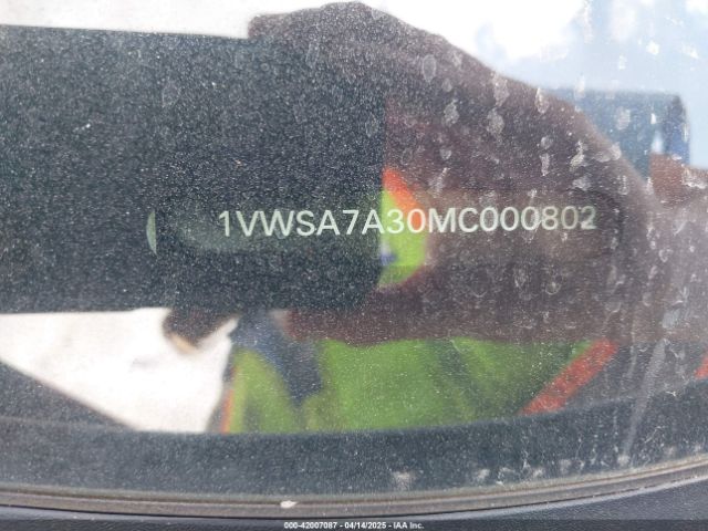 1VWSA7A30MC000802 Volkswagen Passat 2.0t Se