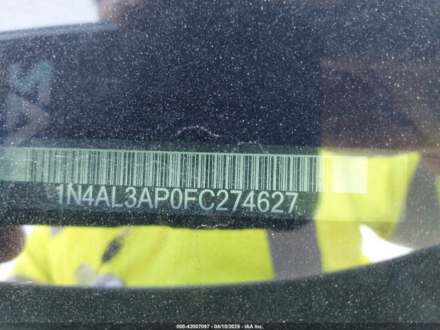 1N4AL3AP0FC274627 Nissan Altima 2.5 Sv