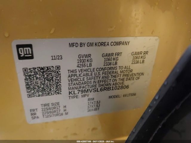 2024 CHEVROLET TRAILBLAZER KL79MVSL6RB102806 Photo 8