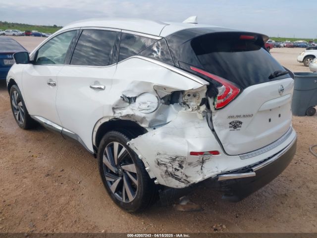 5N1AZ2MG9JN167292 Nissan Murano Platinum
