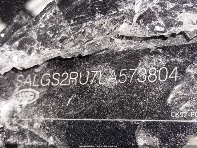 2020 LAND ROVER RANGE ROVER SALGS2RU7LA573804 Photo 8