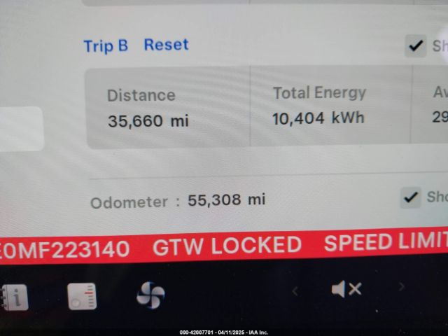 5YJYGAEE0MF223140 Tesla Model Y Long Range Dual Motor All-wheel Drive