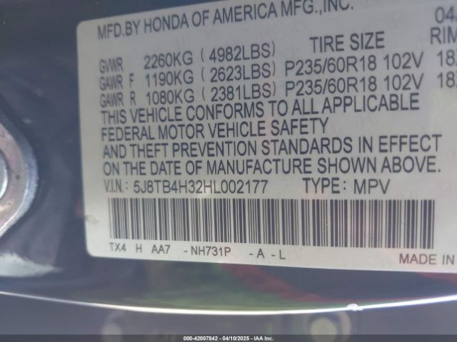2017 ACURA RDX 5J8TB4H32HL002177 Photo 8