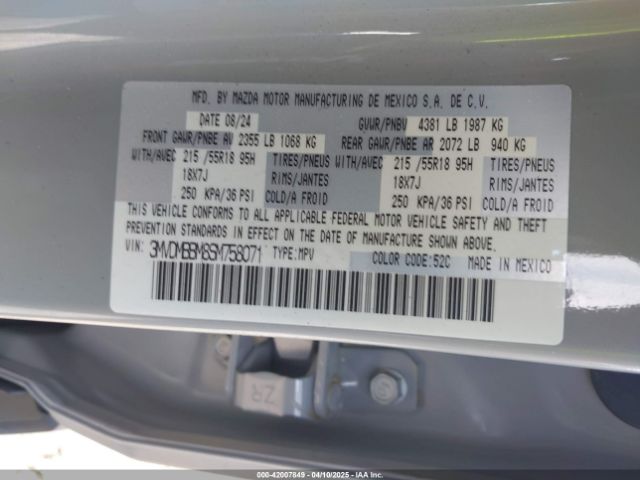 3MVDMBBM8SM758071 Mazda Cx-30 2.5 S Select Sport