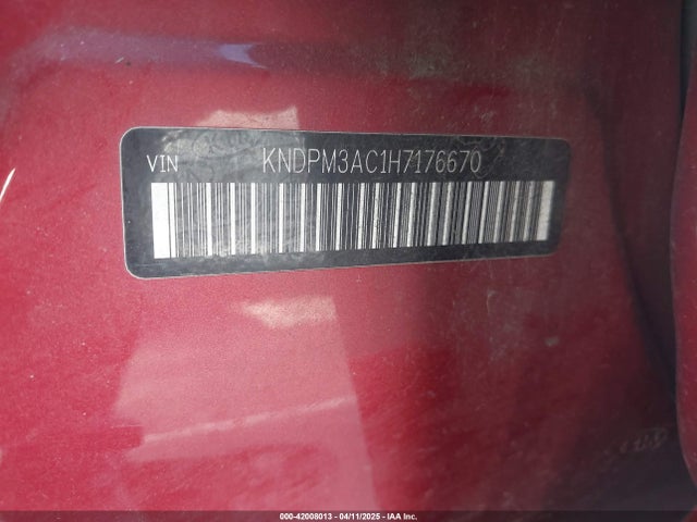 KIA Sportage Lx 2017 KNDPM3AC1H7176670 Image 9