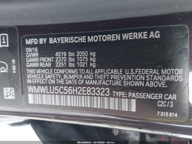 WMWLU5C56H2E83323 Mini Clubman Cooper S